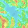 Mapa topográfico Caddy Lake, altitud, relieve