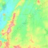Mapa topográfico Frei Martinho, altitud, relieve