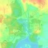 Mapa topográfico Park, altitud, relieve