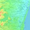 Mapa topográfico Mathavaram, altitud, relieve