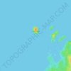 Mapa topográfico Creak Islands, altitud, relieve