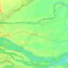 Mapa topográfico Jagatpur, altitud, relieve