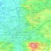 Mapa topográfico Tarnau, altitud, relieve