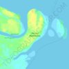 Mapa topográfico Ilha dos Marinheiros, altitud, relieve