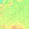 Mapa topográfico Région de Kankan, altitud, relieve