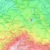 Mapa topográfico Roer, altitud, relieve