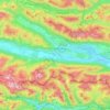 Mapa topográfico Hermagor-Pressegger See, altitud, relieve