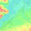 Mapa topográfico Красноярское сельское поселение, altitud, relieve