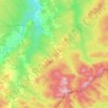 Mapa topográfico Saint-Robert-Bellarmin, altitud, relieve