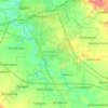 Mapa topográfico Kothimahal Tahsil, altitud, relieve