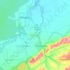 Mapa topográfico Chumukedima, altitud, relieve