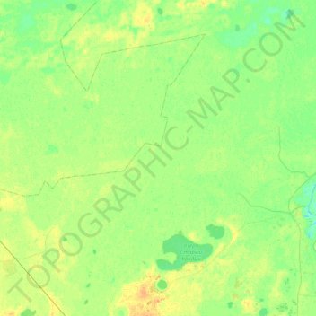 Mapa topográfico Карабашское сельское поселение, altitud, relieve