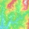 Mapa topográfico Zigliara, altitud, relieve