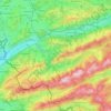 Mapa topográfico 87534, altitud, relieve