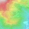 Mapa topográfico Porri, altitud, relieve