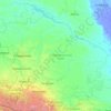 Mapa topográfico Stavropol Krai, altitud, relieve