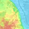 Mapa topográfico Dollern, altitud, relieve