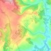 Mapa topográfico Meixedo, altitud, relieve