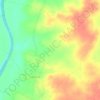 Mapa topográfico Udpura, altitud, relieve