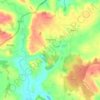 Mapa topográfico Kingstone, altitud, relieve
