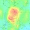 Mapa topográfico Rosegreen, altitud, relieve