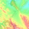 Mapa topográfico Munébrega, altitud, relieve