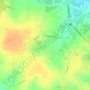 Mapa topográfico Kada Agrahara, altitud, relieve