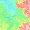 Mapa topográfico Mézidon Vallée d'Auge, altitud, relieve