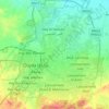 Mapa topográfico Pachalik d'Oujda باشوية وجدة, altitud, relieve
