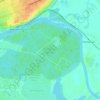 Mapa topográfico Зауральная роща, altitud, relieve