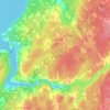 Mapa topográfico Weymouth Mills, altitud, relieve