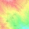 Mapa topográfico Kariapatti, altitud, relieve