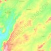 Mapa topográfico Perpétuo Socorro, altitud, relieve
