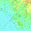 Mapa topográfico Bardney CP, altitud, relieve