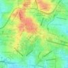 Mapa topográfico 560001, altitud, relieve