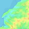 Mapa topográfico Nieul-sur-Mer, altitud, relieve
