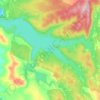 Mapa topográfico Embalse Digua, altitud, relieve
