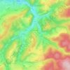 Mapa topográfico Mormont, altitud, relieve