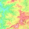 Mapa topográfico 50160, altitud, relieve