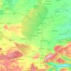 Mapa topográfico Orvakal, altitud, relieve