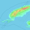 Mapa topográfico Pinar del Río, altitud, relieve