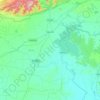 Mapa topográfico Morshi, altitud, relieve