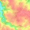 Mapa topográfico Riville, altitud, relieve