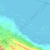 Mapa topográfico Caibarién, altitud, relieve