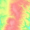 Mapa topográfico Окладненское сельское поселение, altitud, relieve