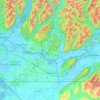 Mapa topográfico Sto:lo Nation, altitud, relieve