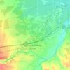 Mapa topográfico Pachalik de Guercif باشوية جرسيف, altitud, relieve