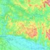 Mapa topográfico Regen, altitud, relieve
