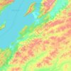 Mapa topográfico Туркинское сельское поселение, altitud, relieve
