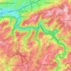 Mapa topográfico Langerfeld-Beyenburg, altitud, relieve